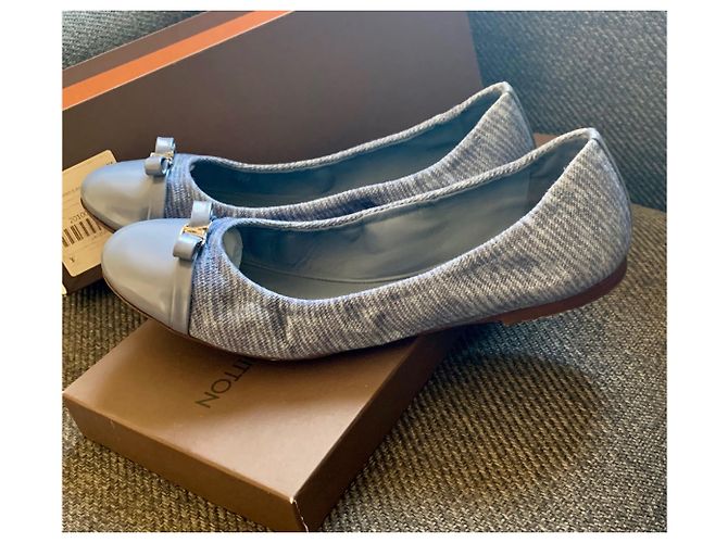 Louis Vuitton Bailarina ELBA FLAT Azul - vista 4