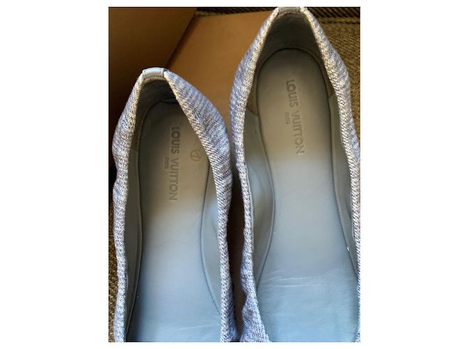Louis Vuitton Bailarina ELBA FLAT Azul - vista 5