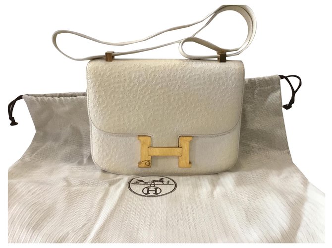 Constance Hermès Constanza Beluga Blanco - vista 3