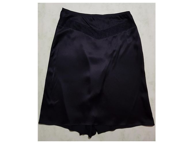 Gonna nera Diane Von Furstenberg in seta e Lycra Nero - vista 4