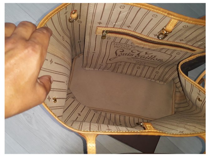 Louis Vuitton NEVERFULL MM MONOGRAMM Braun - Ansicht 3