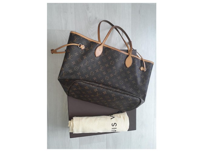 Louis Vuitton NEVERFULL MM MONOGRAMM Braun - Ansicht 9