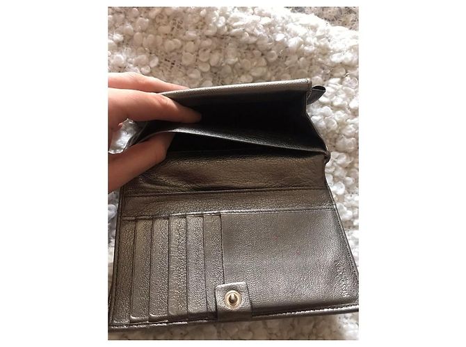 Yves Saint Laurent Brieftasche Schwarz - Ansicht 3