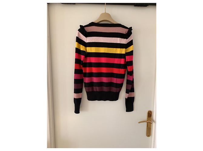 Sonia Rykiel pour H&M Gestreifter mehrfarbiger Pullover Sonia Rykiel für H & M Mehrfarben - Ansicht 2