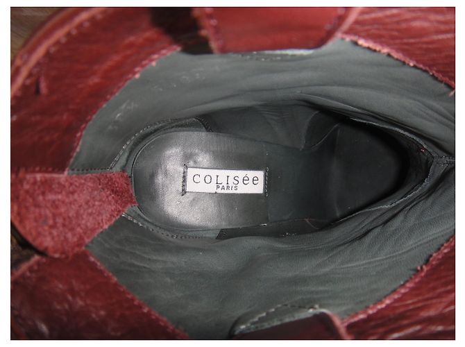 Colisee De Sacha Coliseo de París botas occidentales usadas una vez Castaño - vista 3