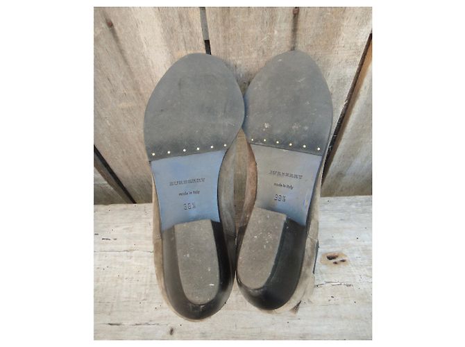 Chesea Burberry Suede Boot Gris pardo - vista 6
