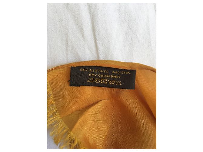 Vintage Louis Vuitton Schal / Schal Senf Cognac - Ansicht 3