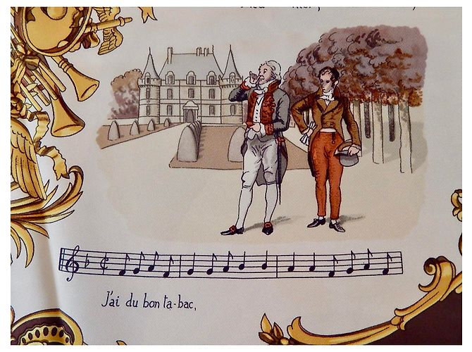 Hermès Hermes Collezionista 1970: CANZONI di FRANCIA Multicolore - vista 10