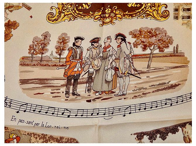 Hermès Hermes Collezionista 1970: CANZONI di FRANCIA Multicolore - vista 13