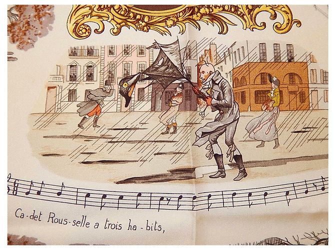 Hermès Hermes Collezionista 1970: CANZONI di FRANCIA Multicolore - vista 16