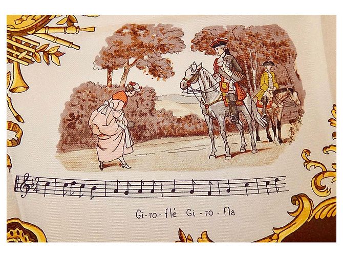 Hermès Hermes Collezionista 1970: CANZONI di FRANCIA Multicolore - vista 17