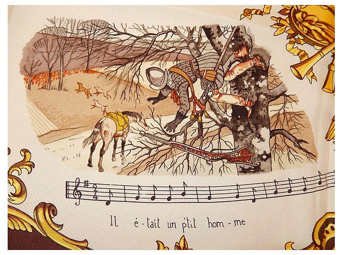 Hermès Hermes Collezionista 1970: CANZONI di FRANCIA Multicolore - vista 18
