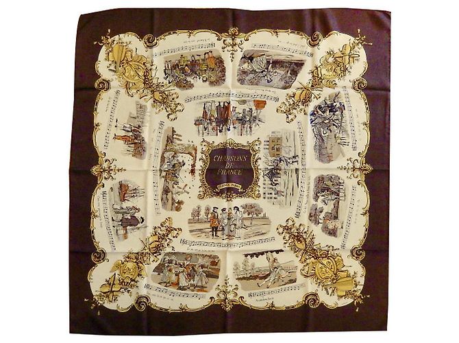 Hermès Hermes Collezionista 1970: CANZONI di FRANCIA Multicolore - vista 2