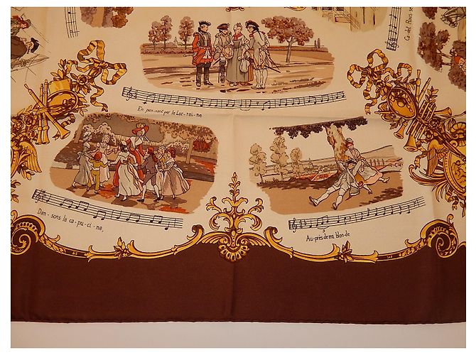 Hermès Hermes Collezionista 1970: CANZONI di FRANCIA Multicolore - vista 4