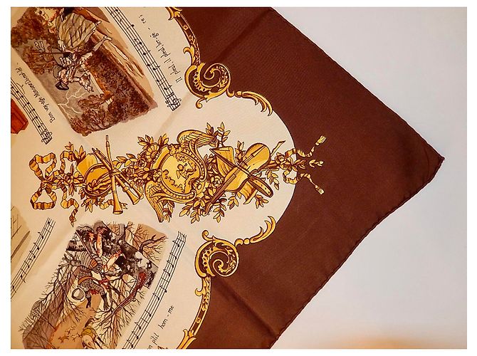 Hermès Hermes Collezionista 1970: CANZONI di FRANCIA Multicolore - vista 7