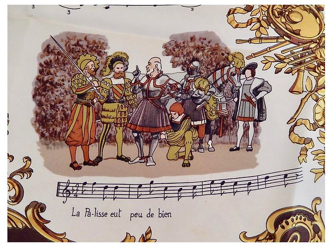 Hermès Hermes Collezionista 1970: CANZONI di FRANCIA Multicolore - vista 9