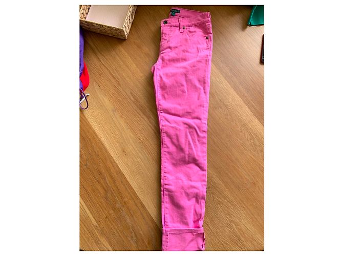 Pantalones Ralph Lauren Rosa de Algodón - vista 5