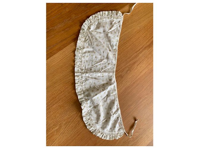 Saia Baby Dior de bolinhas bege de algodão - vista 4