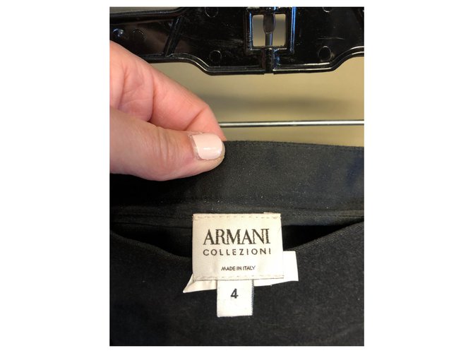 Falda Armani gris oscuro Gris antracita - vista 2