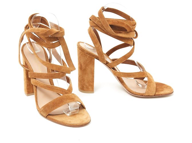 Gianvito Rossi CAMEL STRAPS EU38 NEU - Ansicht 2