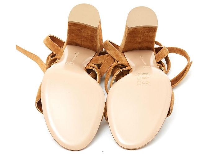 Gianvito Rossi CAMEL STRAPS EU38 NEU - Ansicht 5