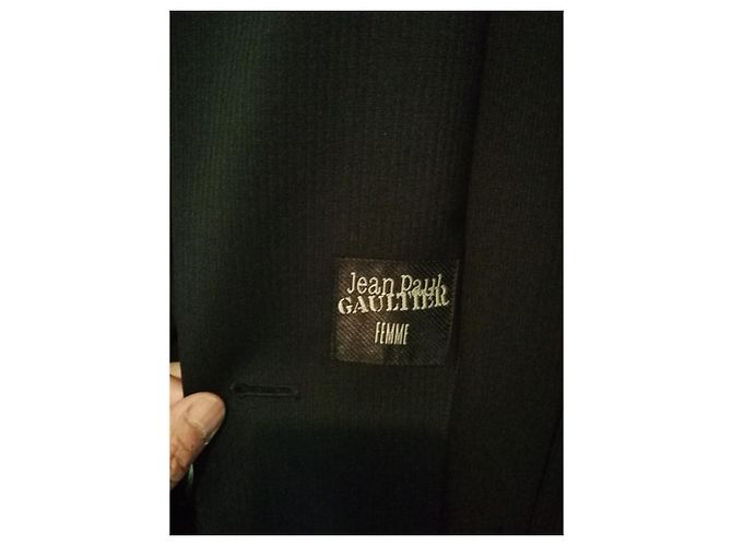 Casaco de lã preto Jean Paul Gaultier - vista 2