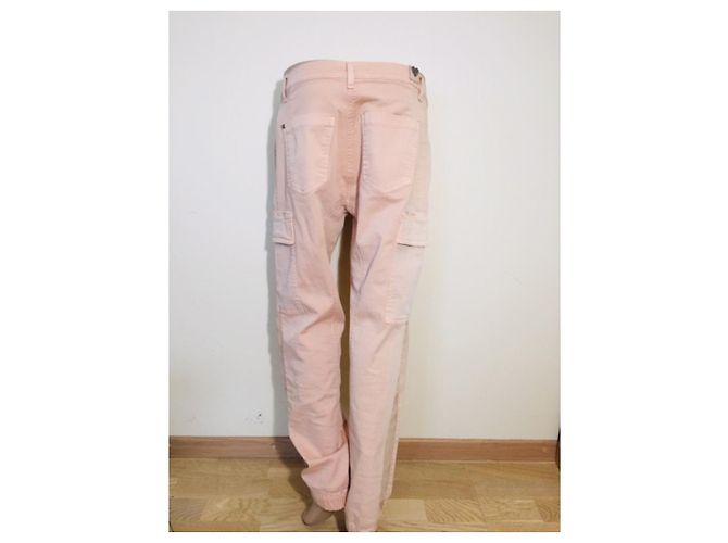 Pantalones Twin Set Naranja de Algodón y Elastano - vista 3