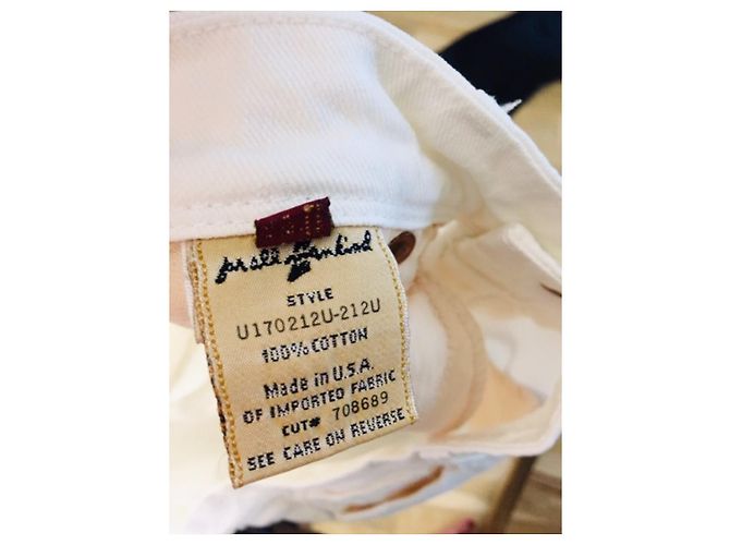 Vaqueros 7 For All Mankind de algodón blanco XL 30 - vista 5