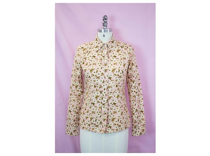 Camisa Kenzo de algodón con estampado floral Multicolor - vista 2