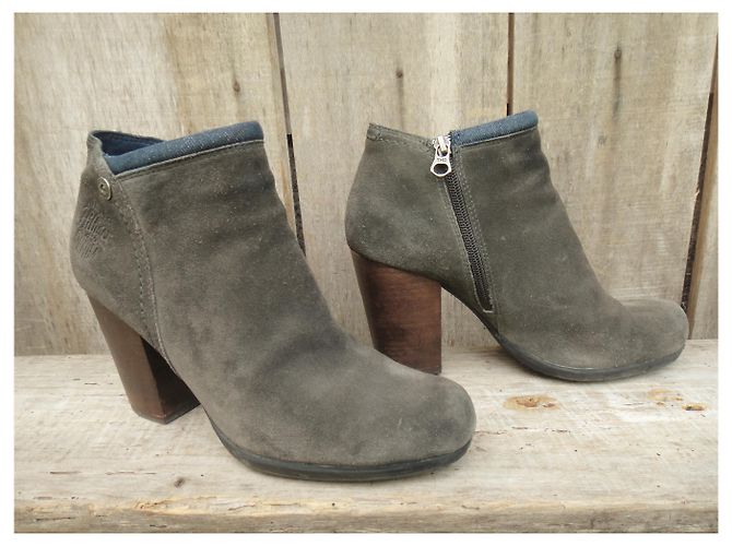 Tommy Hilfiger Botas Hilfiger Denim Gris - vista 6