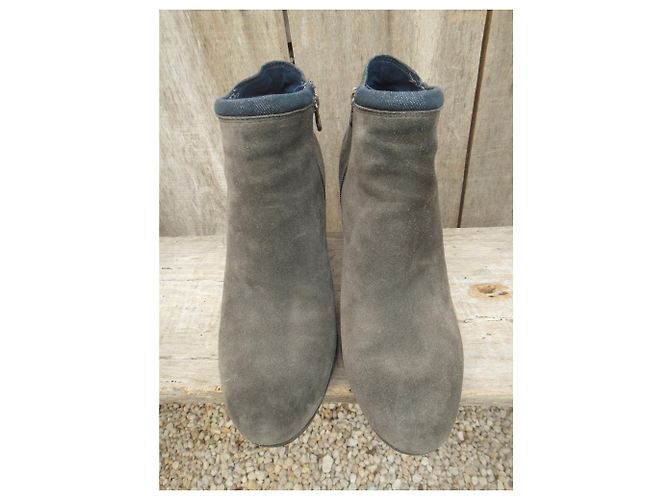 Tommy Hilfiger Botas Hilfiger Denim Gris - vista 7