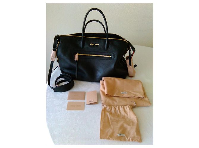 Miu Miu BORSA DA VIAGGIO MADRAS PRADA - vista 13