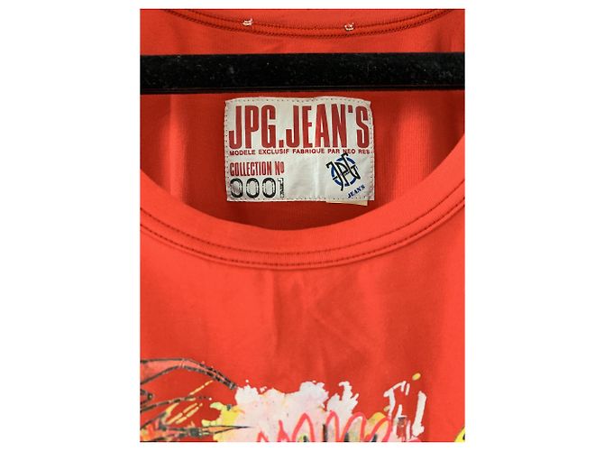 Jean Paul Gaultier Jean Gaultier top rojo naranja - vista 3