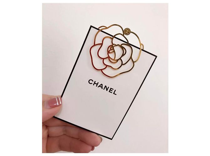 CHANEL Signet Camélia Doré - vue 2