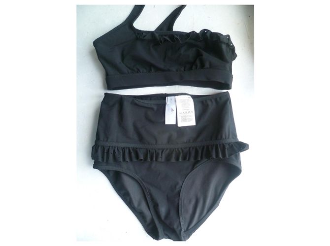 Stella Mc Cartney Badeanzug 2 Stella McCartney schwarze Stücke 36 - Ansicht 2