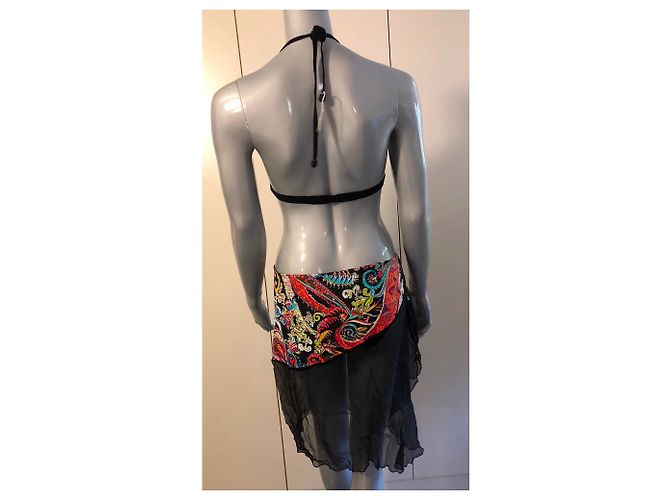 Autre Marque Maillot 2 pièces et paréo Multicolore - vue 2