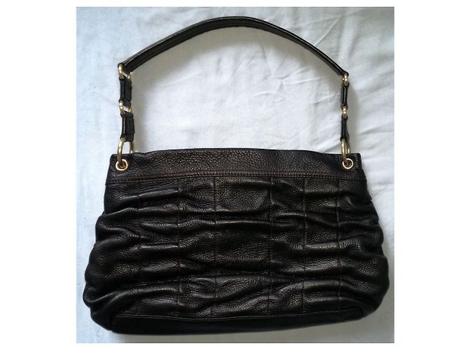 Cole Haan Hobo Handtasche aus schwarzem Leder mit Kieselsteinen - Ansicht 5
