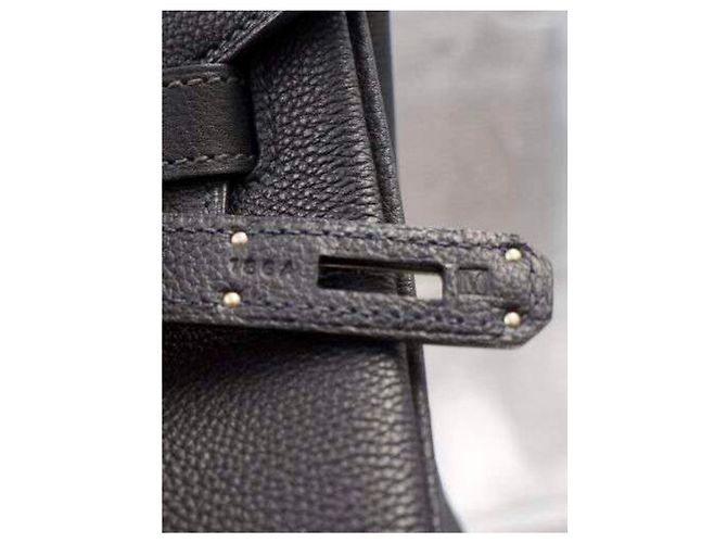 Borsa Hermès Birkin 40 Togo Pelle Blu Zaffiro Blu navy - vista 3