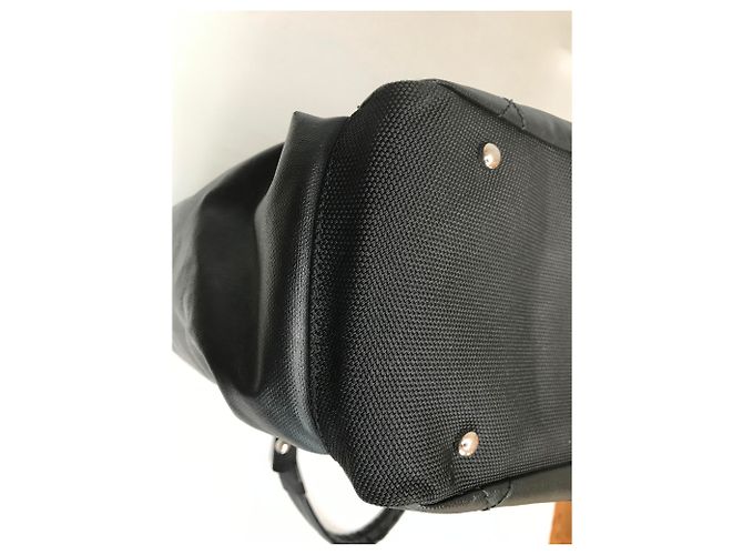 Timeless Chanel Grand shopping 40cm Borsa a mano Paris Biarritz Nero - vista 10