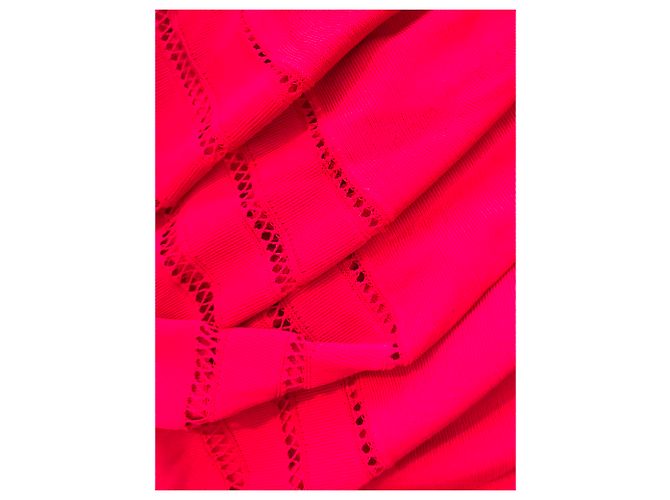 Vestido largo Alexander McQueen Fuschia de viscosa Fucsia - vista 5