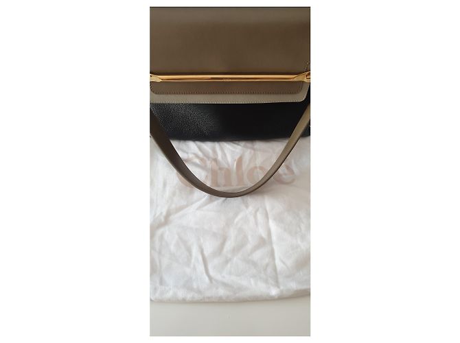 Chloé Clare Handtasche aus Leder Mehrfarbig Mehrfarben - Ansicht 3