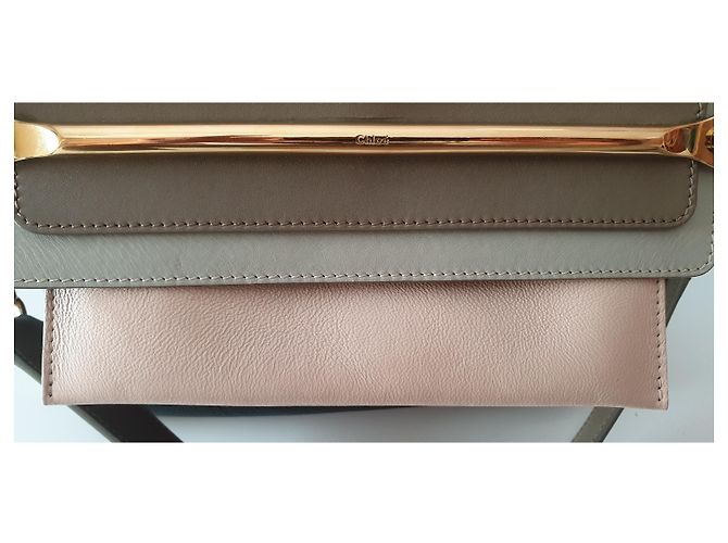 Chloé Clare Handtasche aus Leder Mehrfarbig Mehrfarben - Ansicht 4