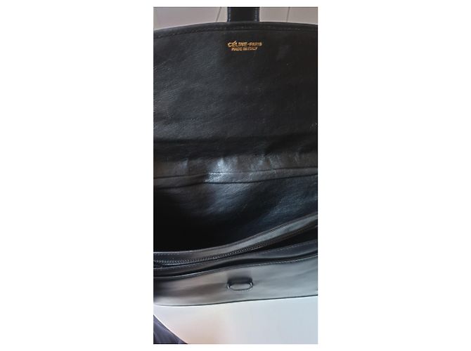 Clutch Céline Sellerie in pelle nera Nero - vista 5