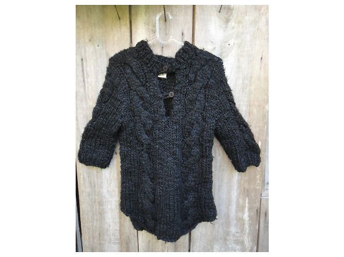 Tunika-Pullover von Maison Martin Margiela Schwarz - Ansicht 2