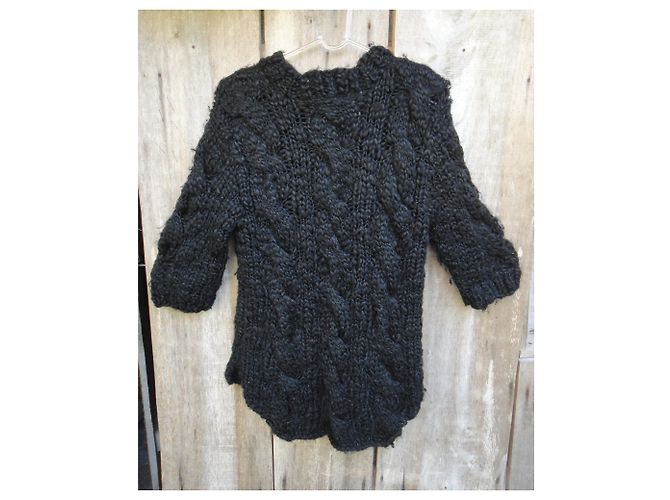 Tunika-Pullover von Maison Martin Margiela Schwarz - Ansicht 3