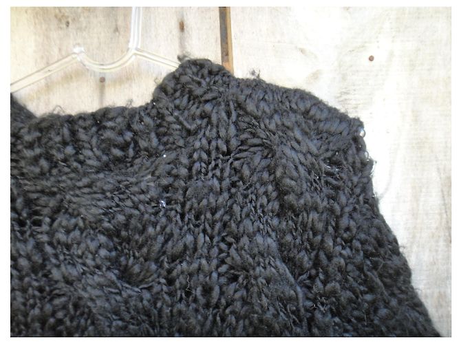 Tunika-Pullover von Maison Martin Margiela Schwarz - Ansicht 5