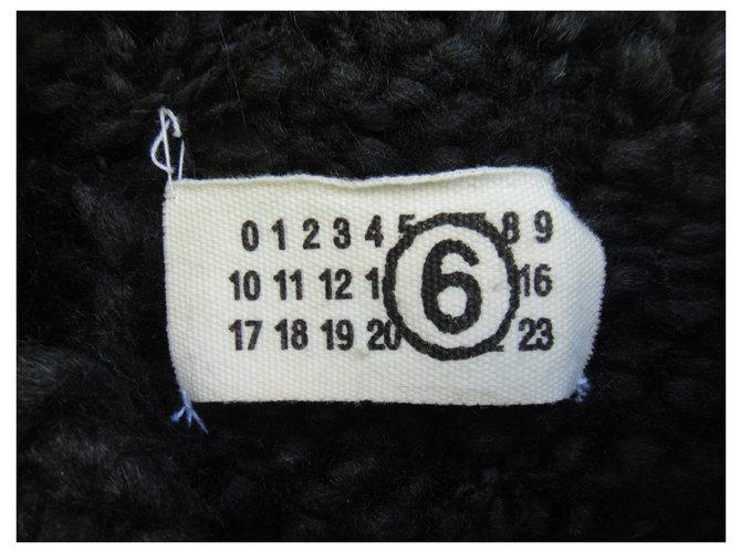 Tunika-Pullover von Maison Martin Margiela Schwarz - Ansicht 7