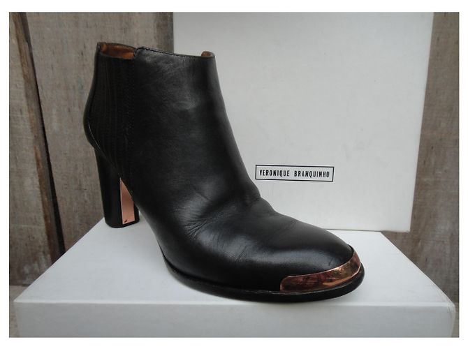 Botas Véronique Branquinho Negro - vista 2