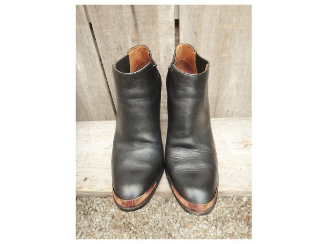 Botas Véronique Branquinho Negro - vista 4