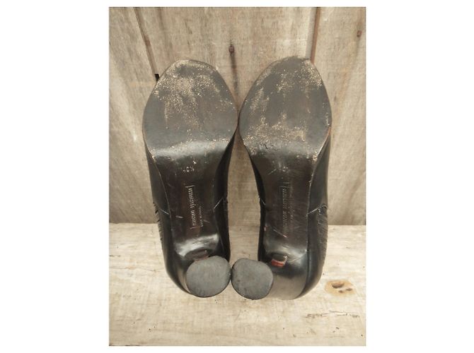 Botas Véronique Branquinho Negro - vista 7